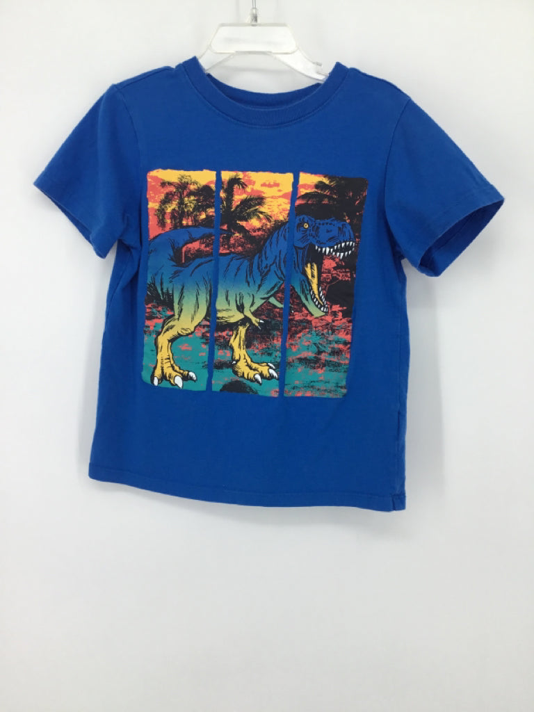 maximus Rex Child Size 6 Blue screen printed T-shirt - boys