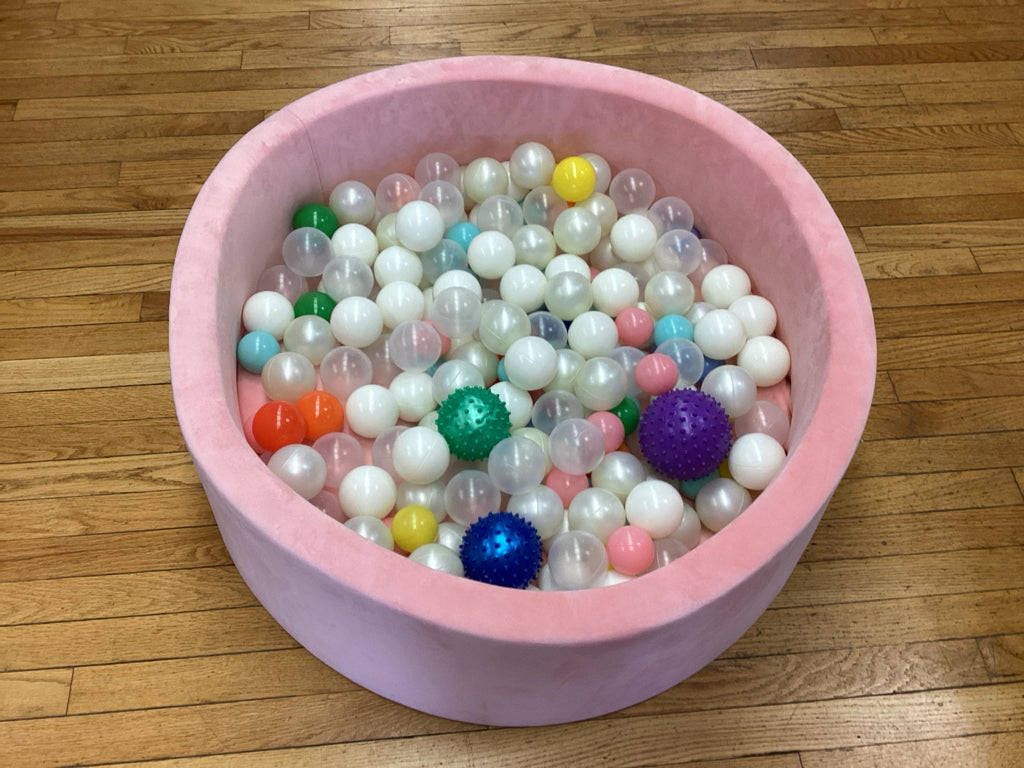 Pink Memory Foam Toddler Ball Pit