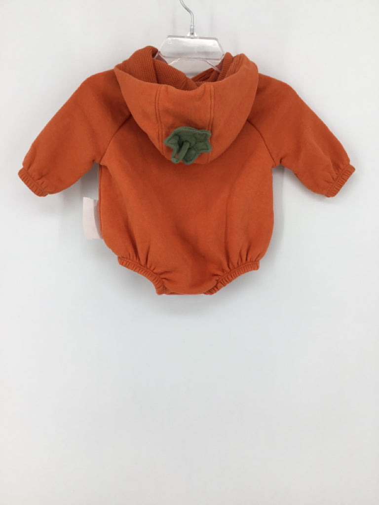 Old Navy Child Size 0-3 Months Orange Jack-O-Lantern Halloween Costume