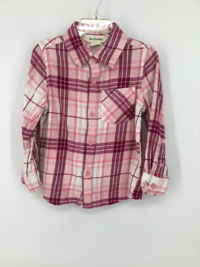 Bass Pro Shops Child Size 4 Pink Shirt - girls