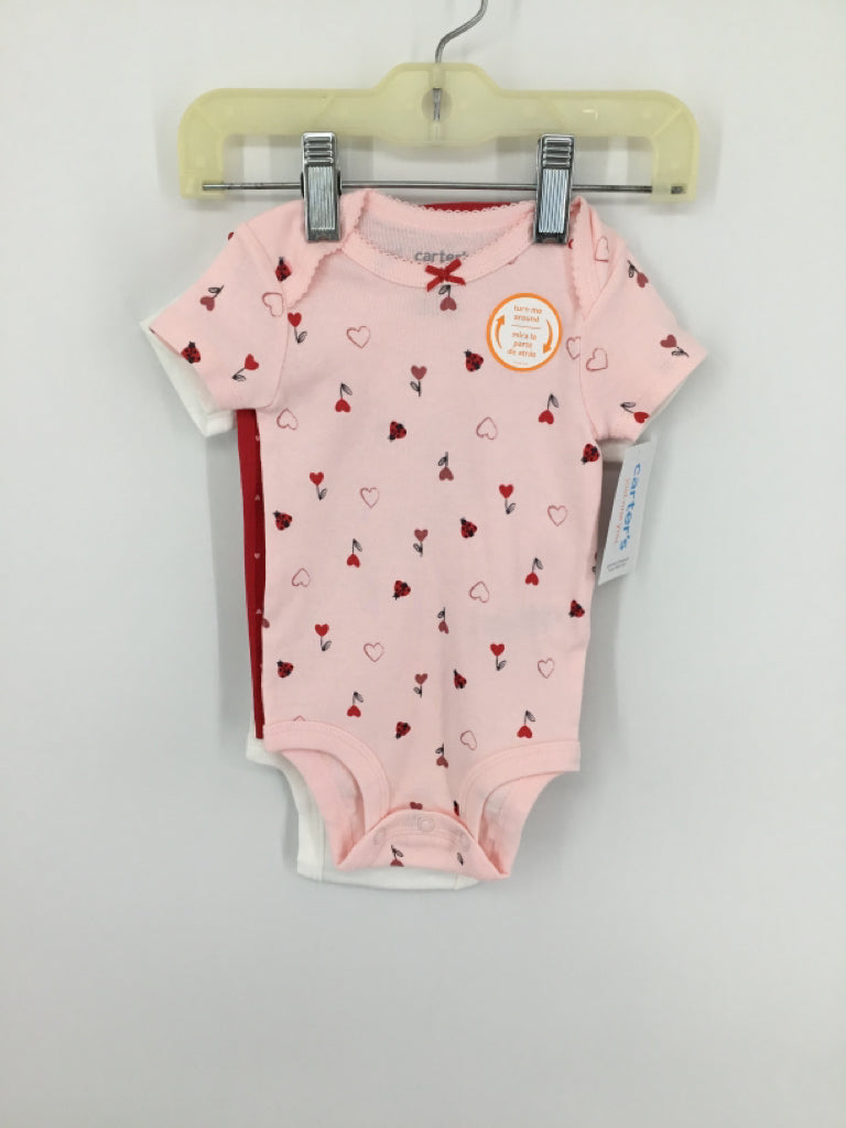 Just One You Made by Carters Child Size 3 Months Pink Valentine's Day Outfit