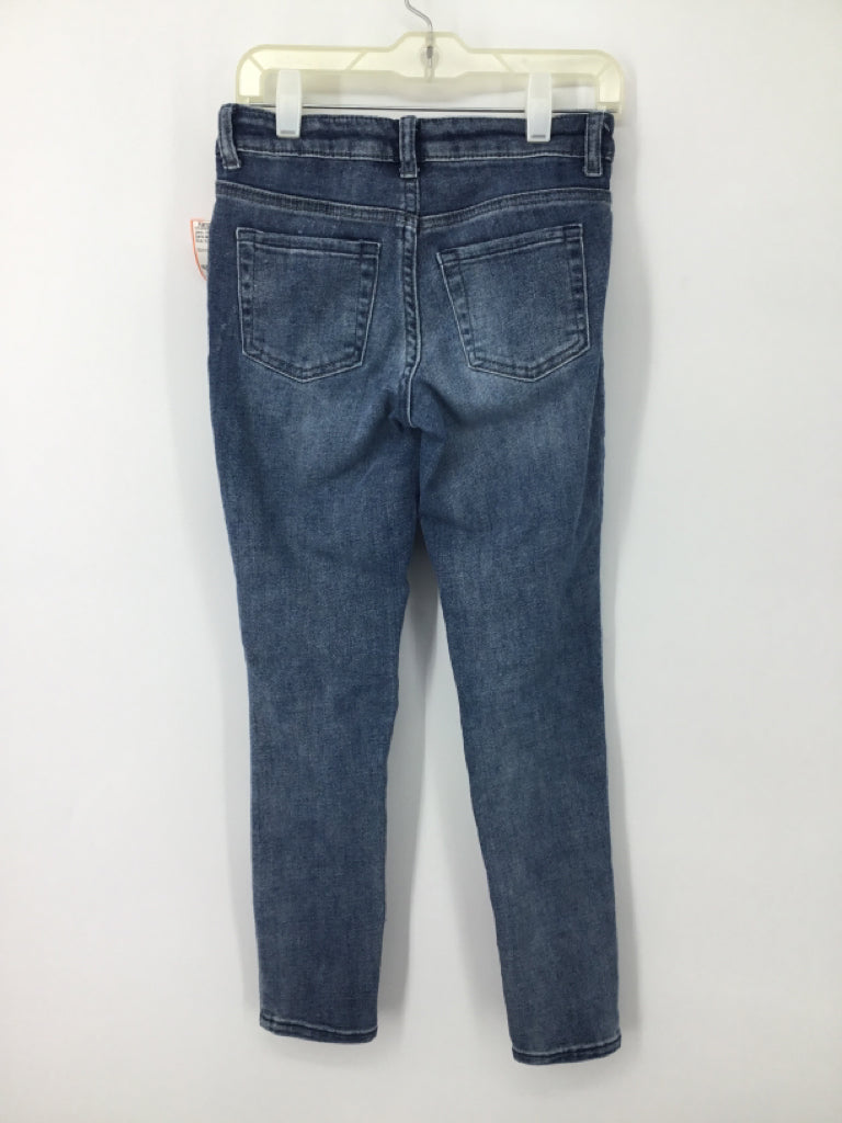 Cat & Jack Child Size 10 Blue Solid Jeans - boys
