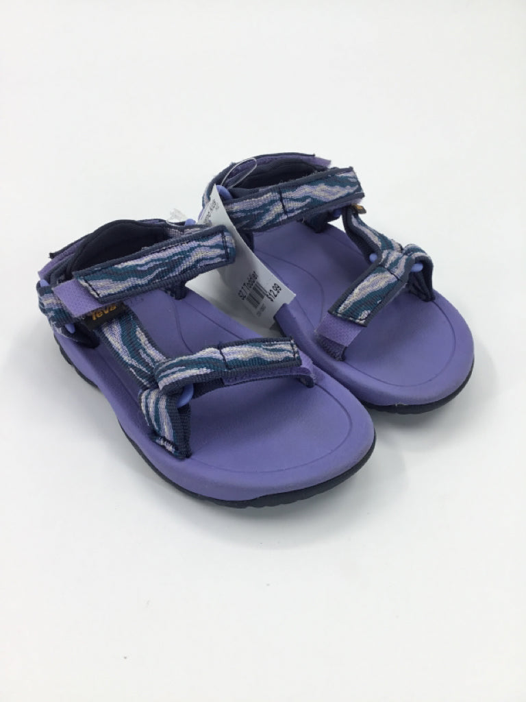 Teva Child Size 7 Toddler Purple Sandals/Flip Flops