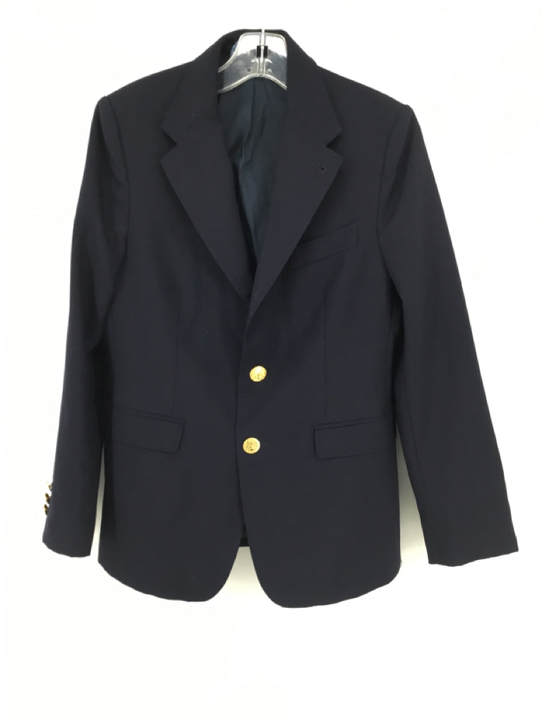 vineyard vines Child Size 10 Navy Solid Blazer - boys