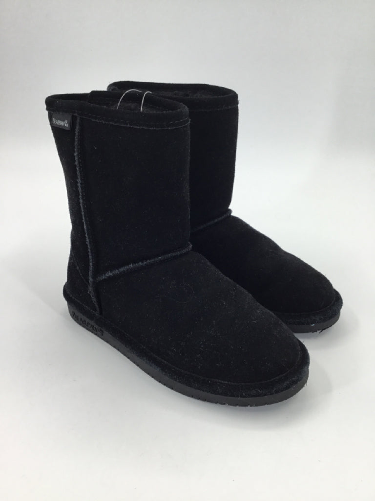 Bear Paw Child Size 2 Youth Black Boots