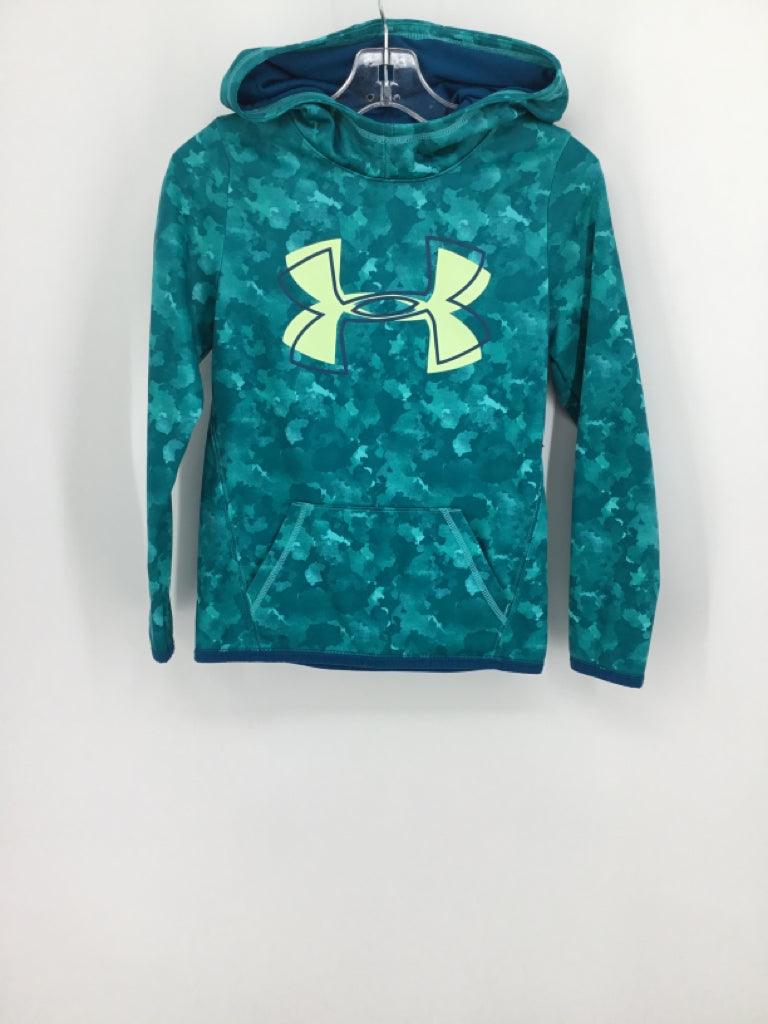 Under Armour Child Size 8 Teal Sweatshirt - girls