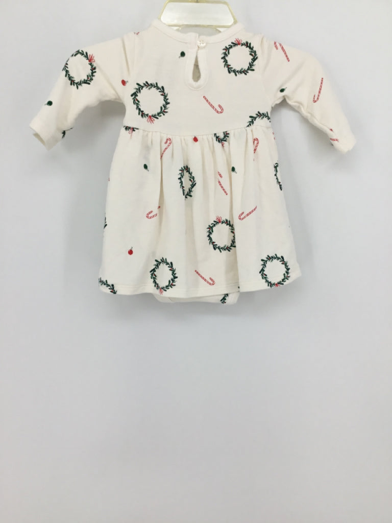 Purley Soft by Carters Child Size 18 Months White Christmas Dress