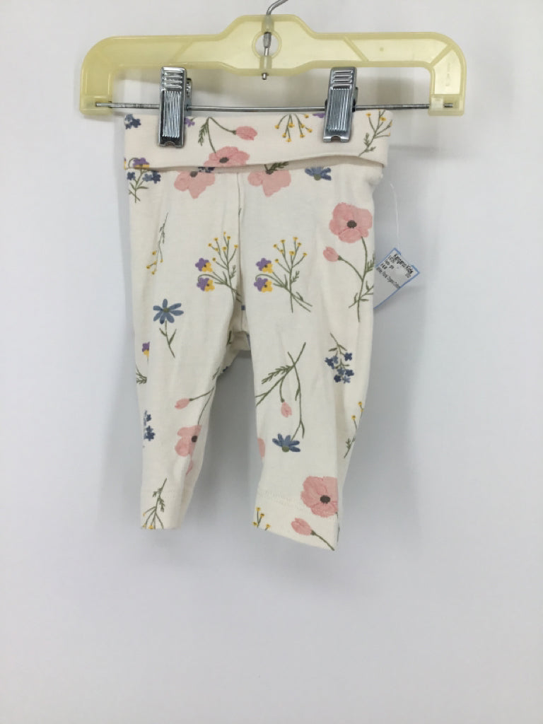 H & M Child Size Newborn White Pants - girls
