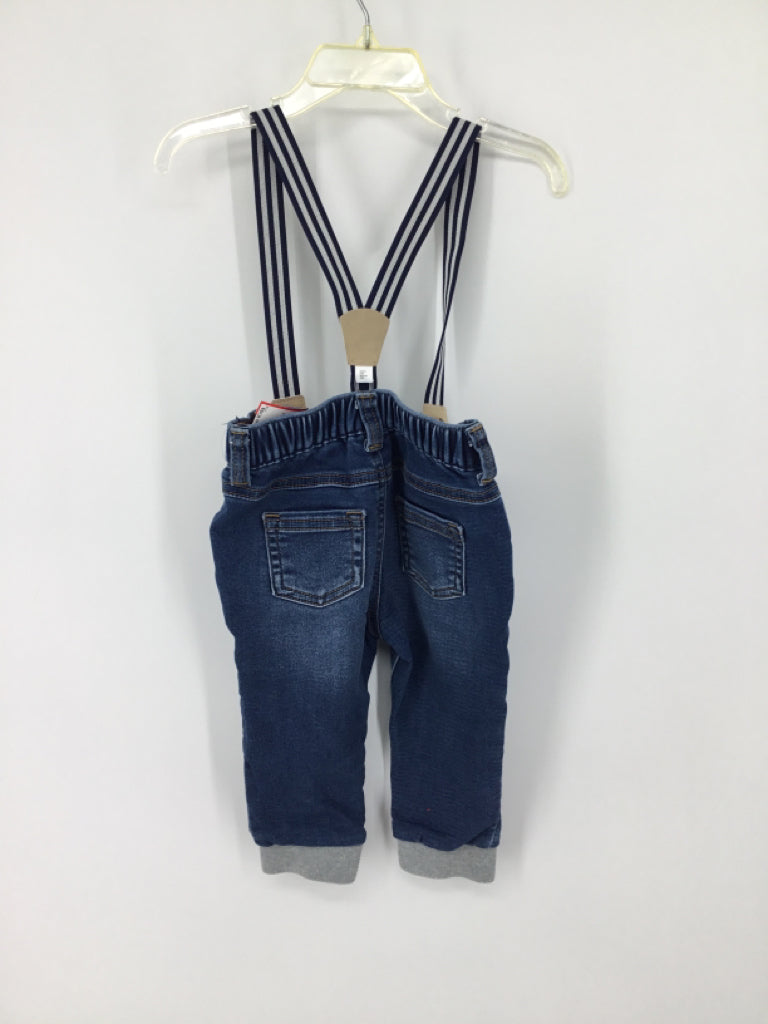 Cat & Jack Child Size 12 Months Blue Solid Jeans - boys