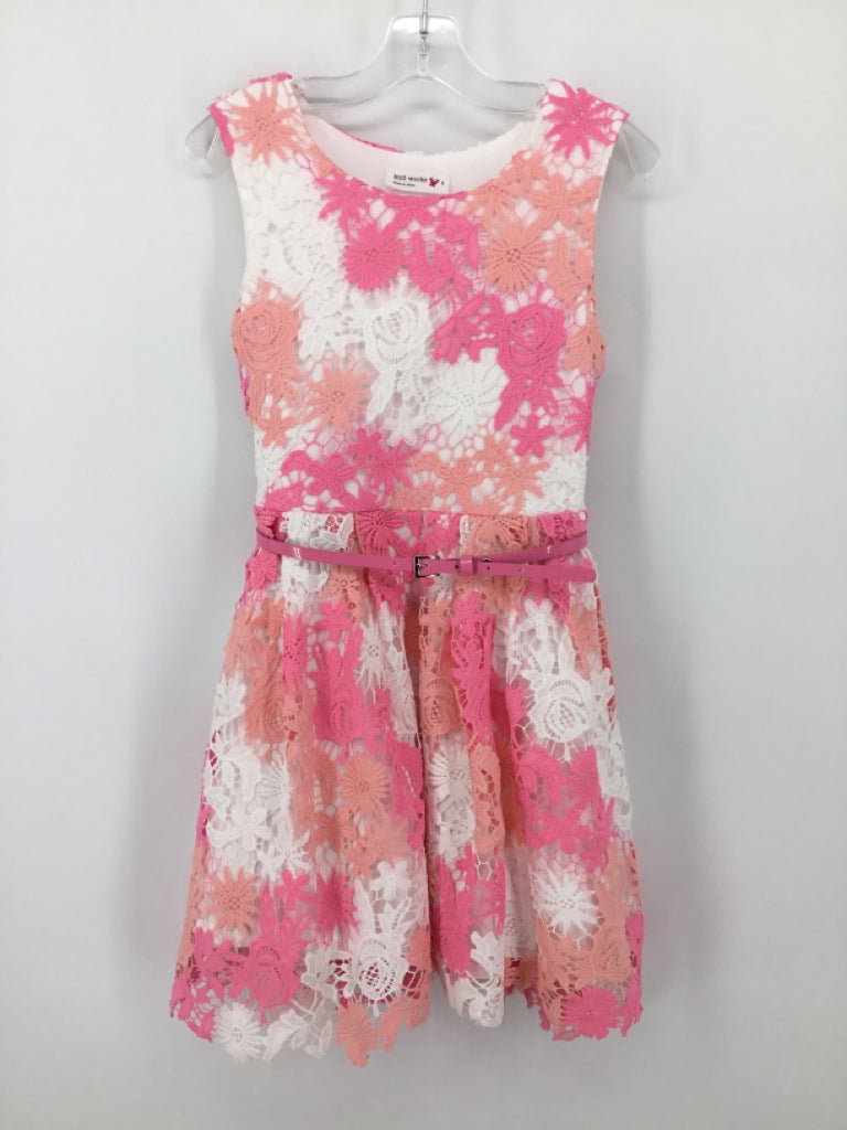 Knit Works Child Size 8 Pink Dress - girls