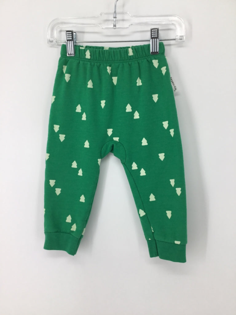 Cat & Jack Child Size 18 Months Green Christmas Pants