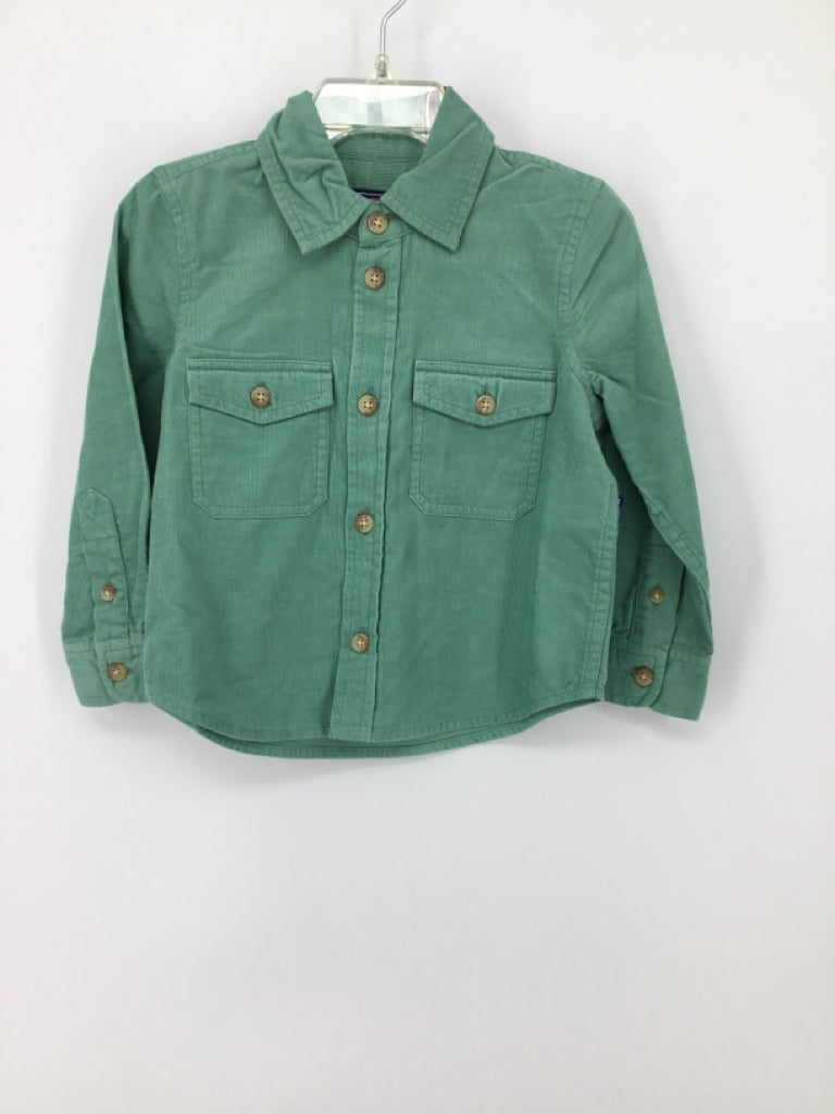 vineyard vines Child Size 2 Green Solid Shirt - boys