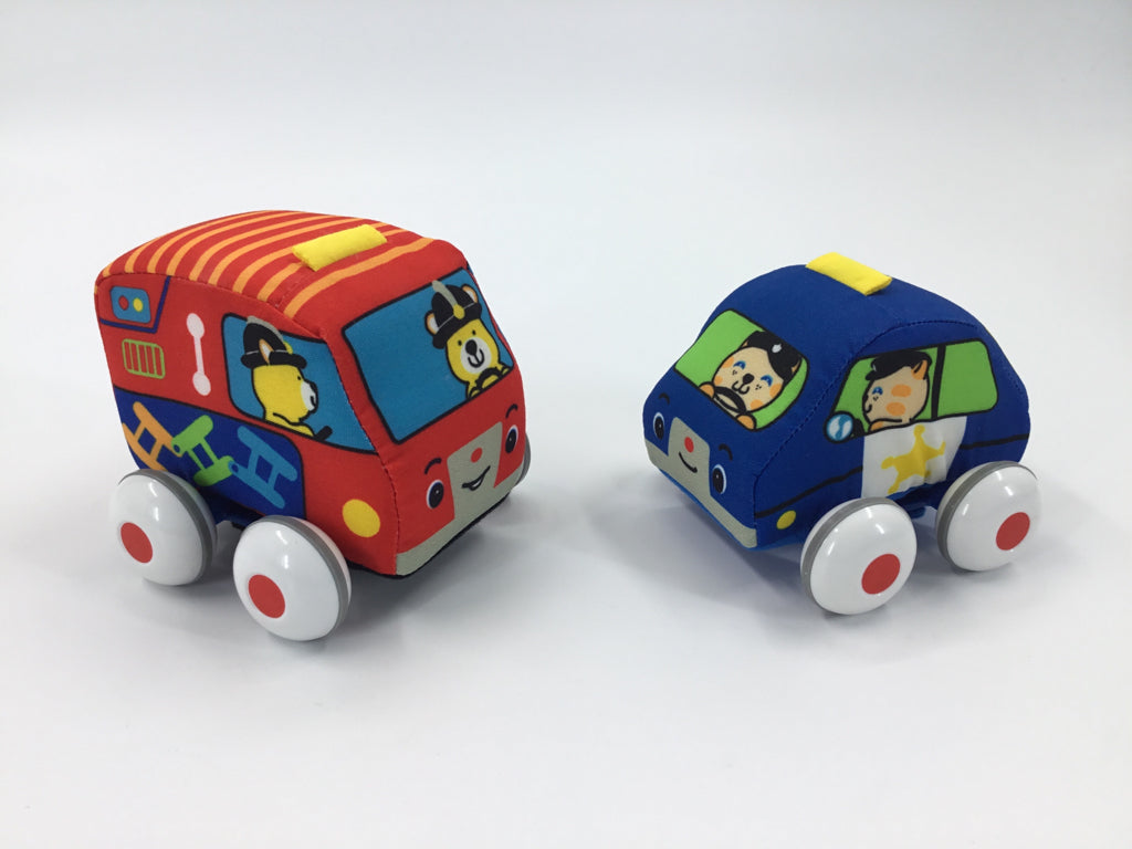 Melissa Doug Pull-Back Vehicles Set of 2