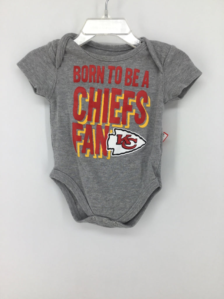 NFL Child Size 3-6 Months Gray Onesie