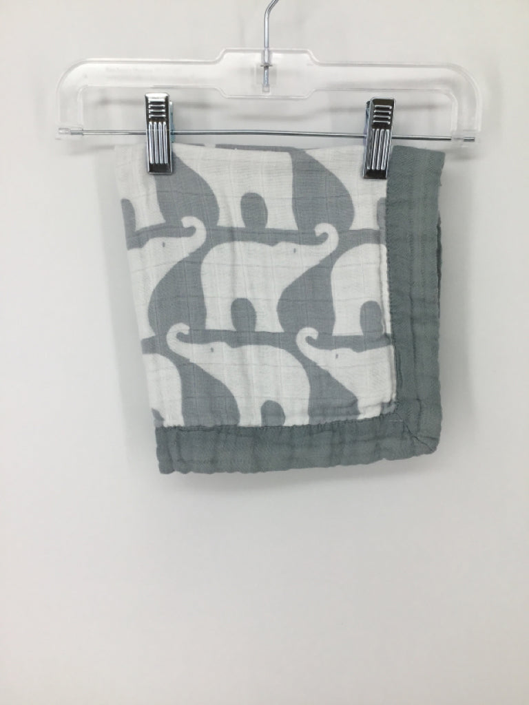Milkbarn Child Size Gray Print Bamboo Muslin Lovey