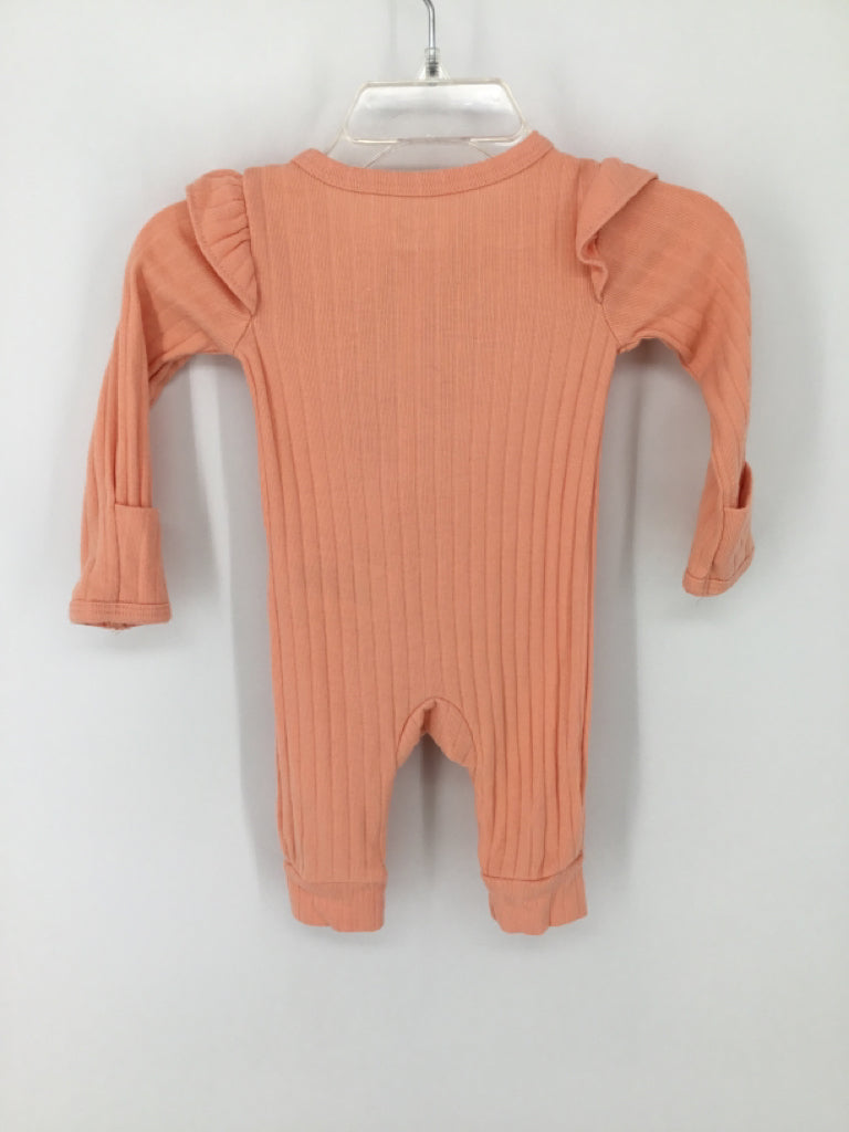 Carter's Child Size Newborn Peach Pajamas - girls