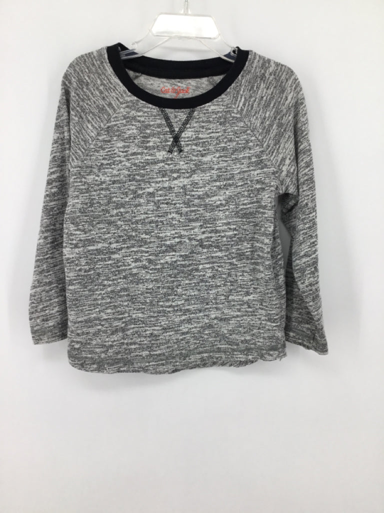 Cat & Jack Child Size 4 Black Marbled Shirt - boys