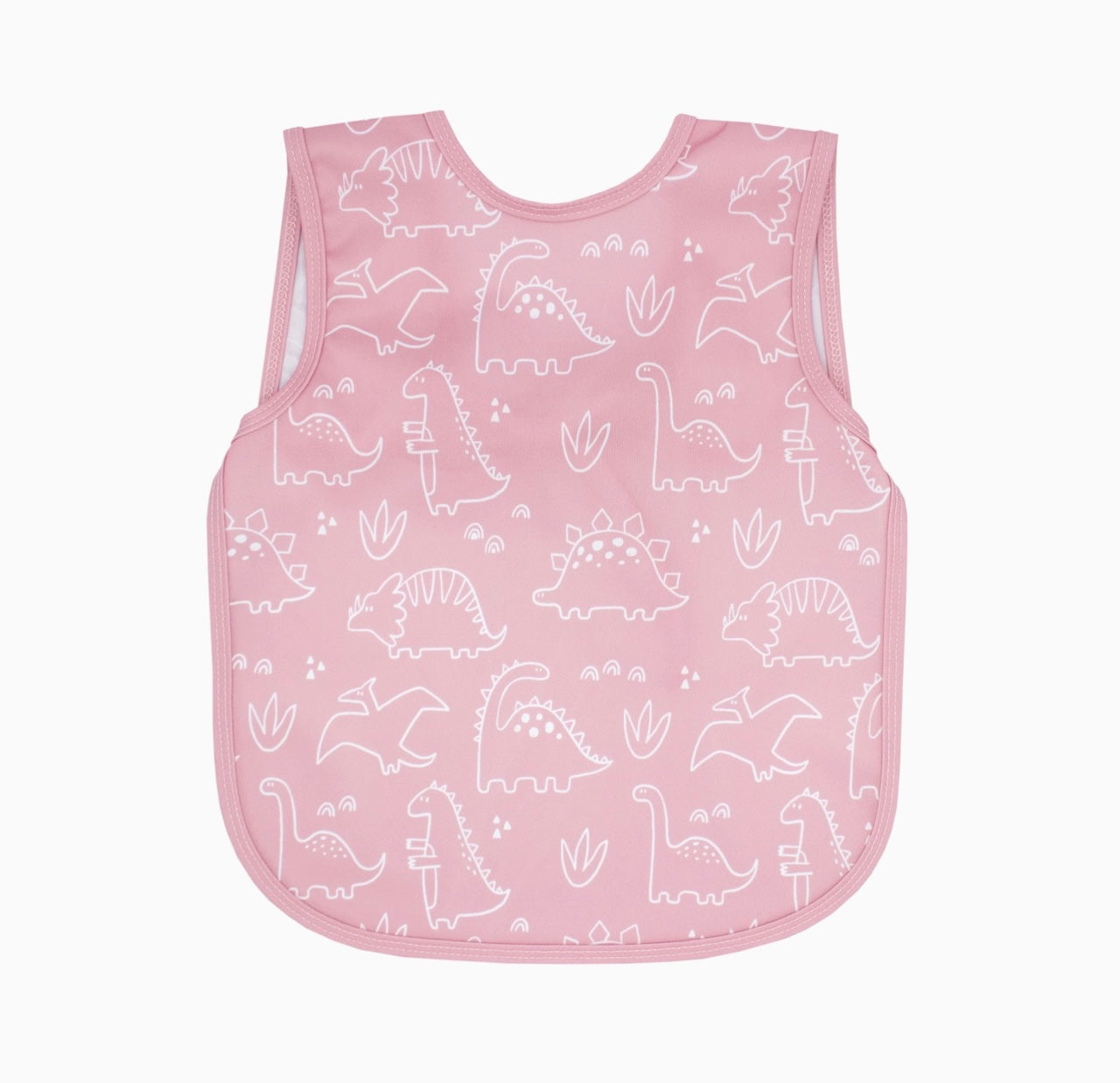 Bapron Dino Friends (Blush) Toddler Size (6M-3T)