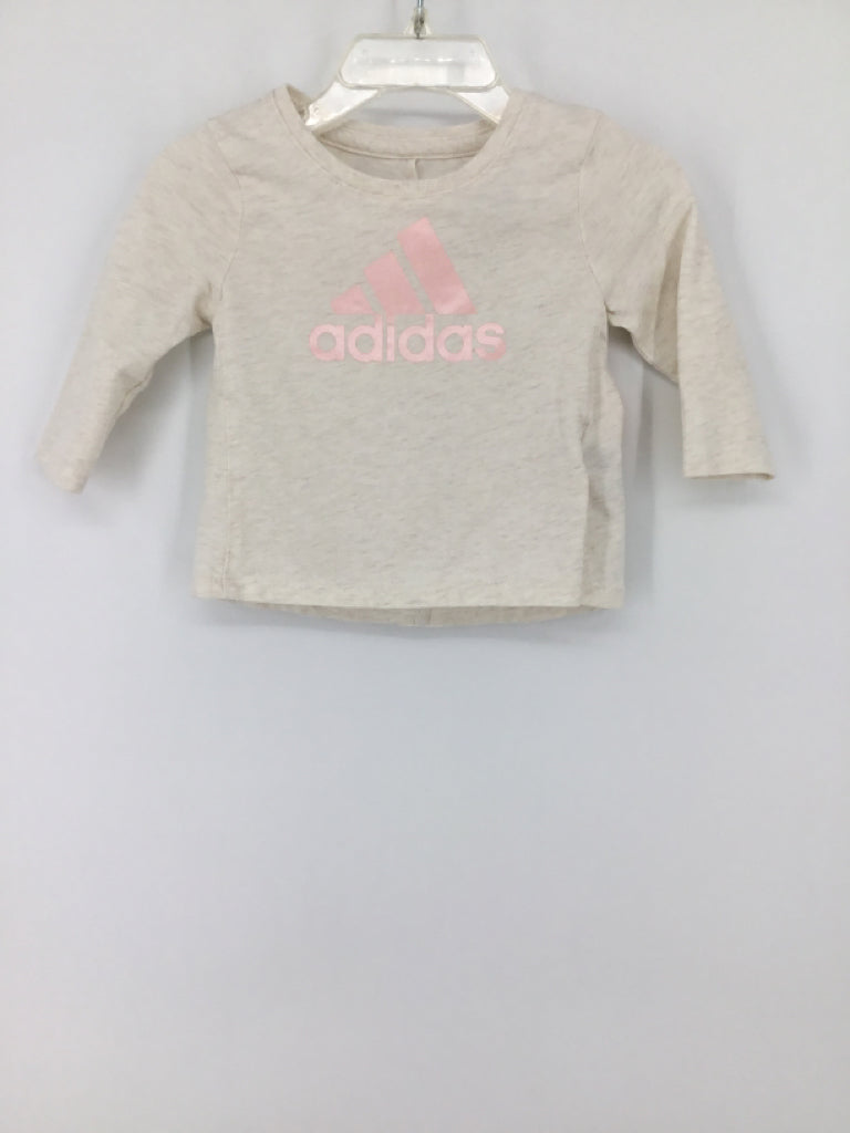 Adidas Child Size 6 Months Tan T-shirt - girls