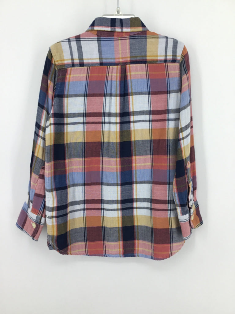Gap Kids Child Size 4 Multi-Color Plaid Shirt - boys