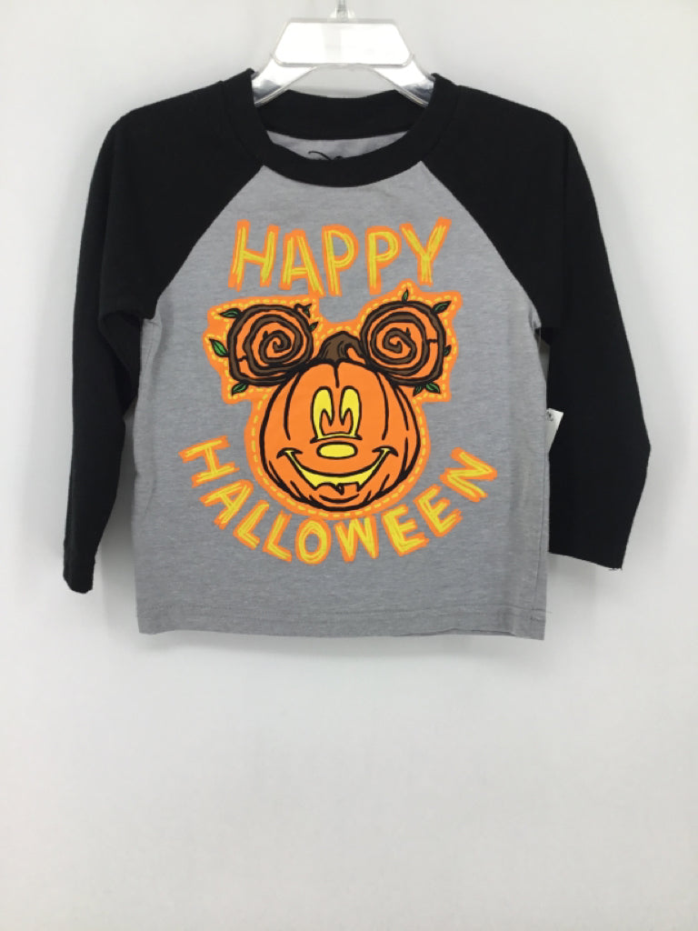 Disney Child Size 2 Gray Halloween T-Shirt