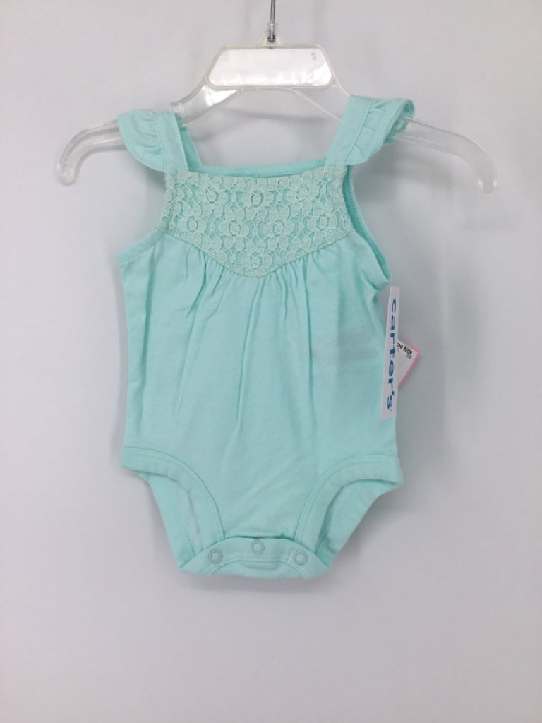 Carter's Child Size Newborn Blue Onesie