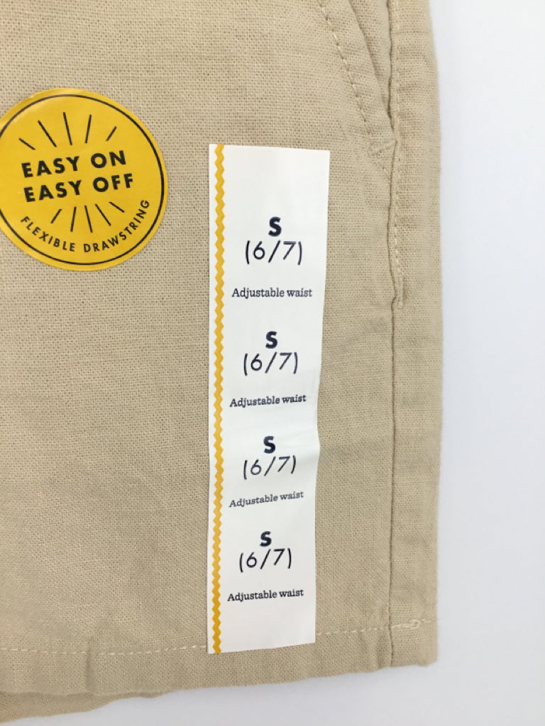 Cat & Jack Child Size 6 Tan Solid Shorts - boys