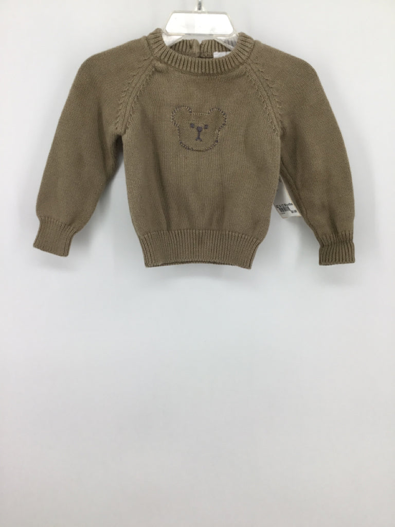 Jamie Kay Child Size 6-12 Months Tan Solid Sweater - boys