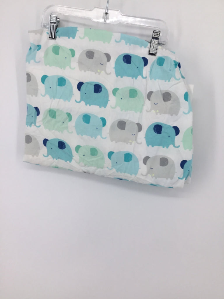 cloud island Blue Crib Sheet