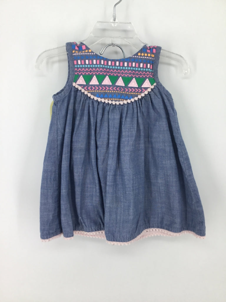 Iris & Ivy Child Size 12 Months Blue Dress - girls