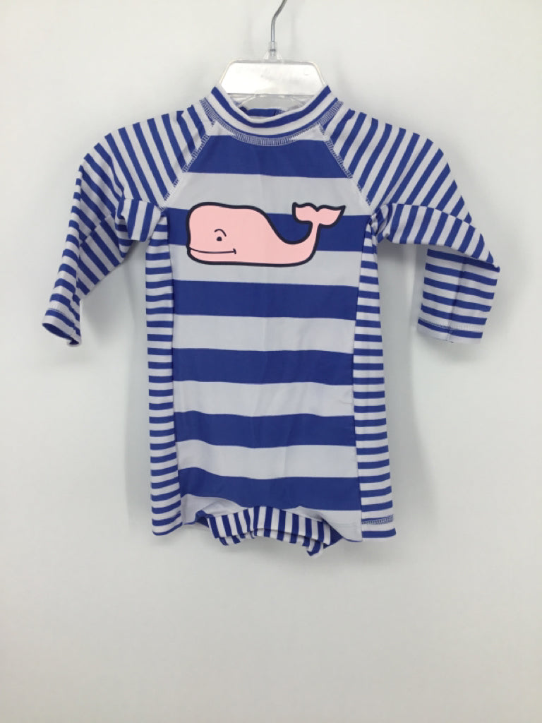 vineyard vines Child Size 3-6 Months Blue Stripe Swimwear - boys