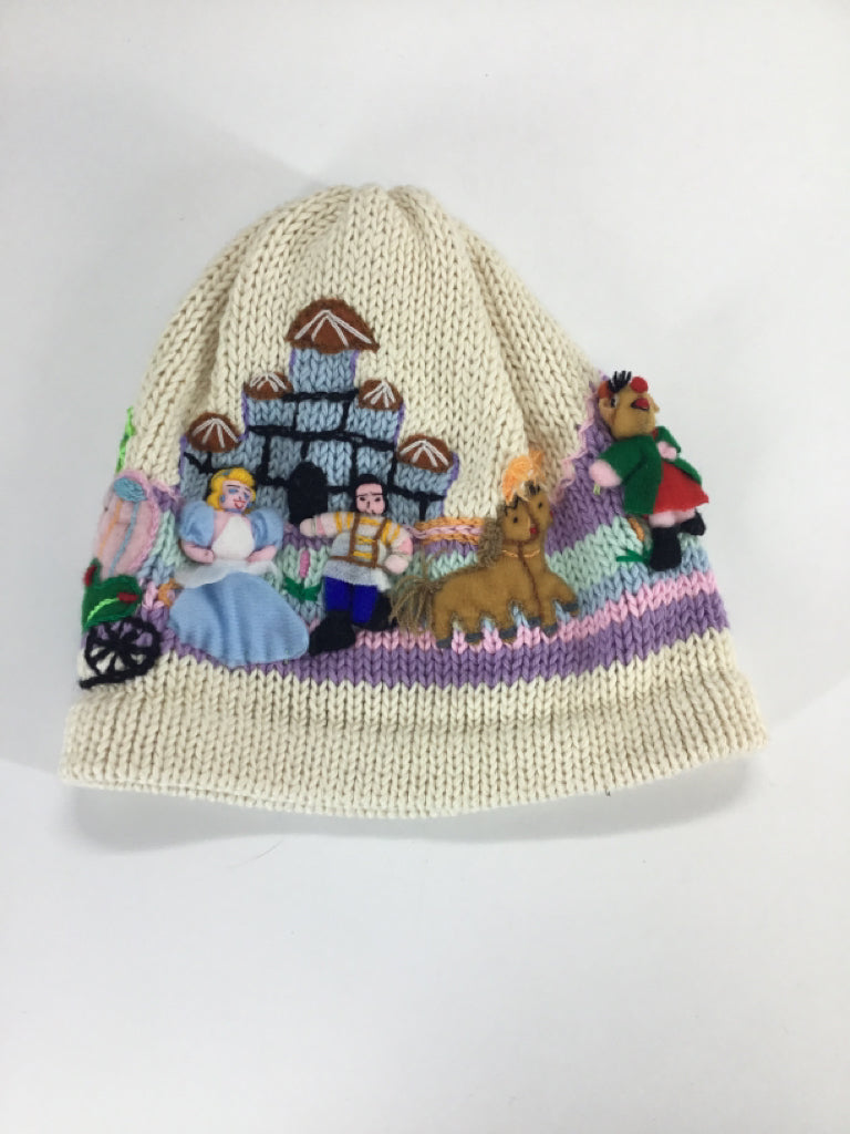 brandless Child Size Child Cream Hats - girls