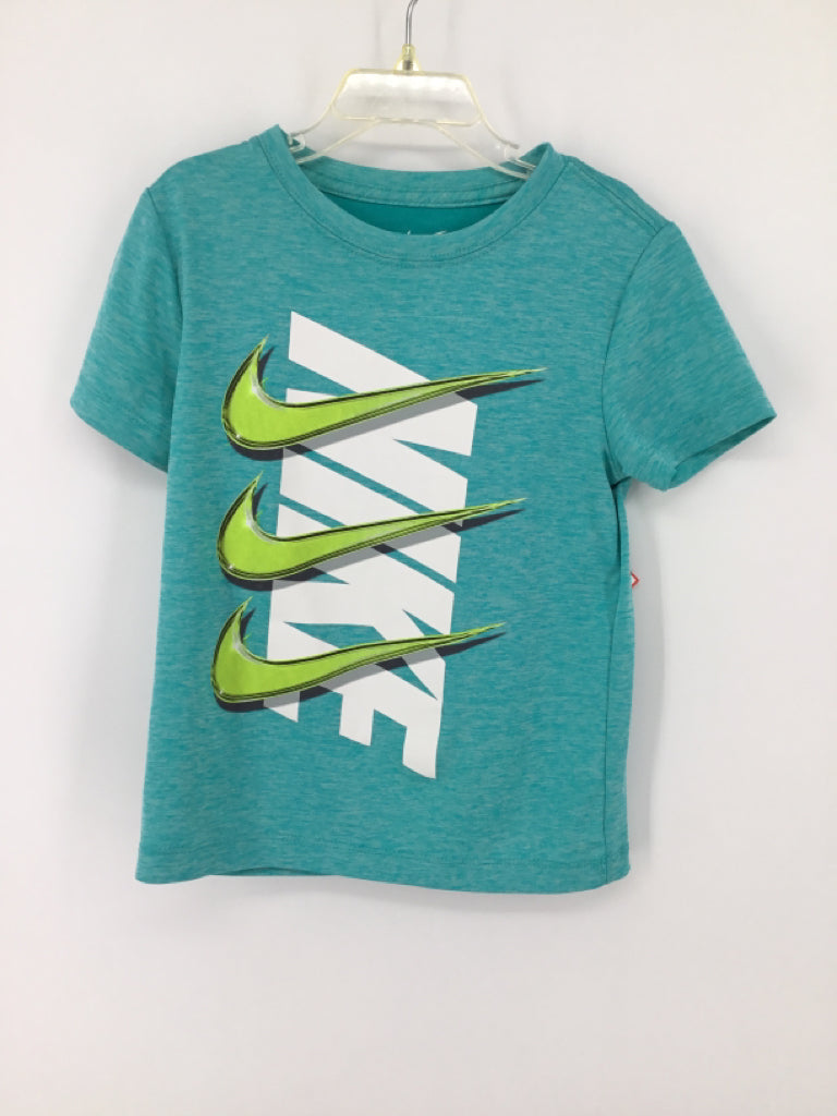 Nike Child Size 6 Teal screen printed T-shirt - boys