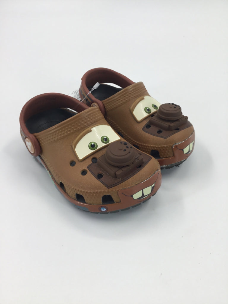 Crocs Child Size 7 Toddler Brown Sandals/Flip Flops