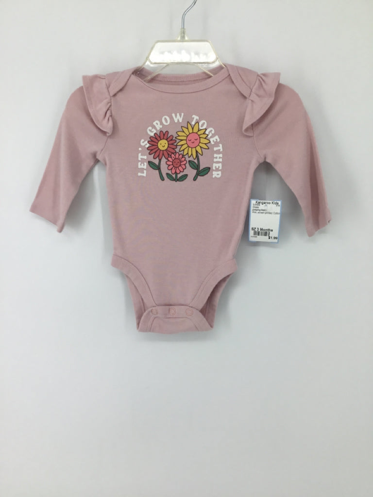 jumping beans Child Size 3 Months Pink Onesie
