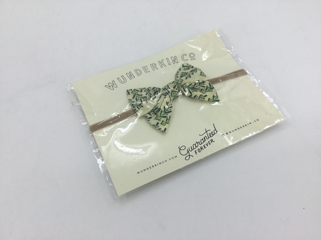 Wunderkin Co. Green Floral Headband