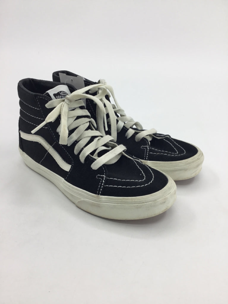 Vans Child Size 4 Youth Black Sneakers