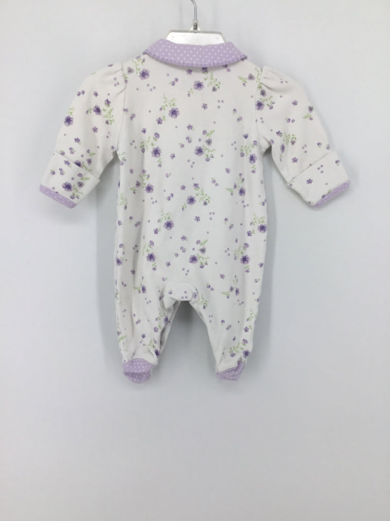 Carter's Child Size Newborn Purple Sleepers
