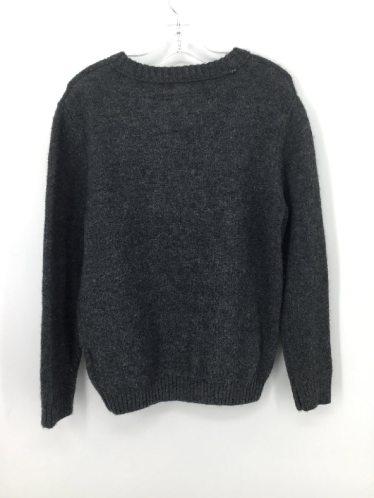 Zara Child Size 10 Gray Print Sweater - boys