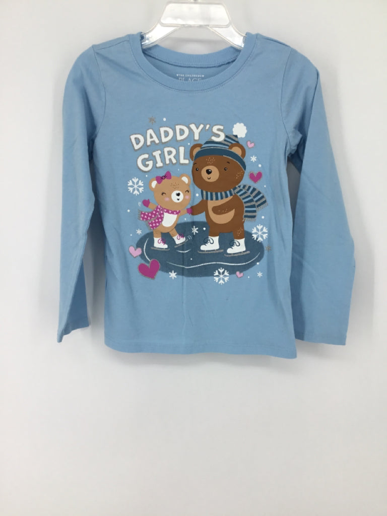 Childrens Place Child Size 4 Blue T-shirt - girls