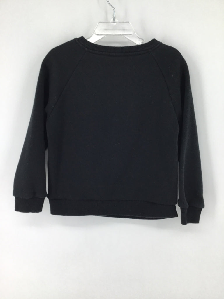 Cuddle Club Child Size 4 Black Solid Sweatshirt - boys