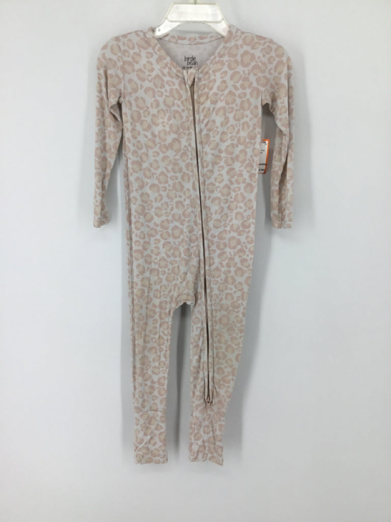 Birdie Bean Child Size 12-18 Months Pale Yellow Pajamas - girls