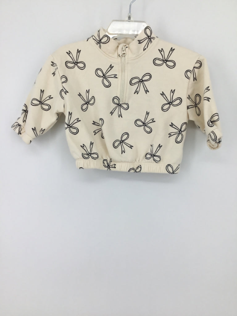 Cat & Jack Child Size 6-9 Months Cream Sweatshirt - girls