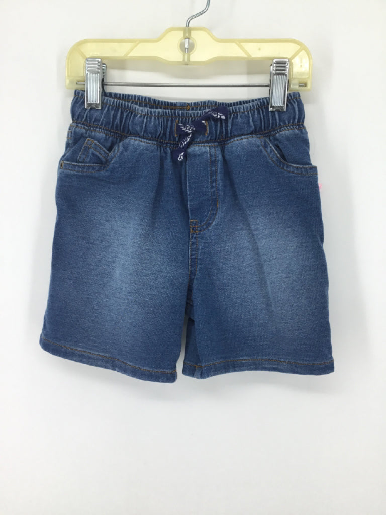 Carter's Child Size 4 Blue Solid Shorts - boys