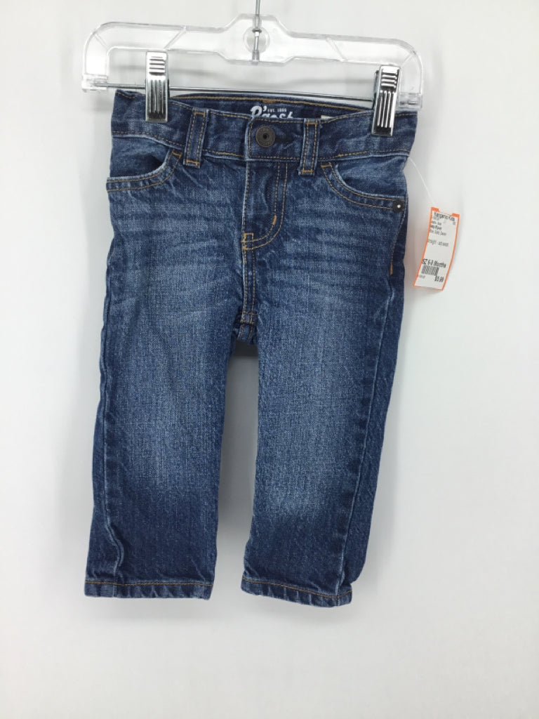 baby B'gosh Child Size 6-9 Months Blue Solid Jeans - boys