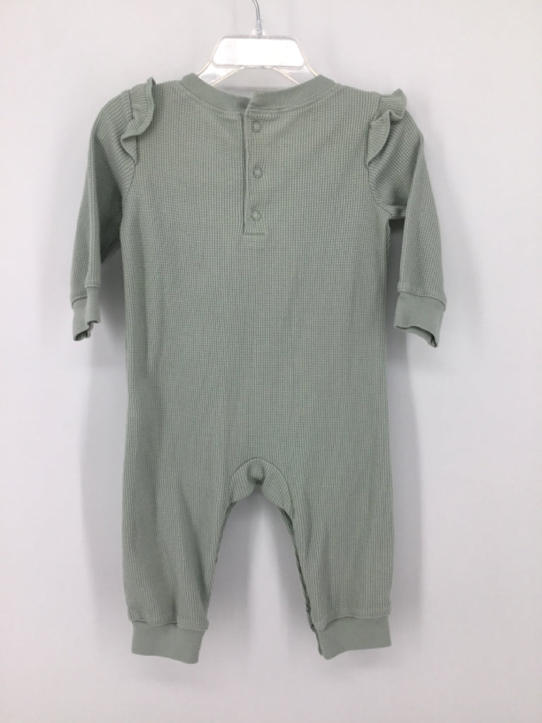 Carter's Child Size 9 Months Green Outfit - girls