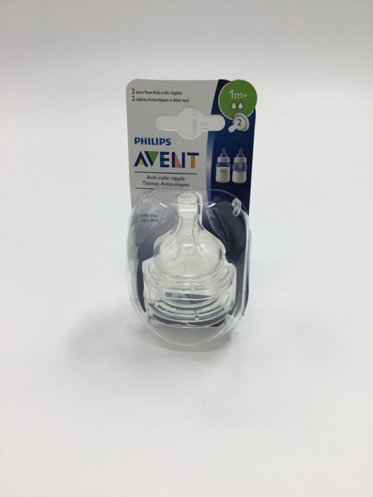 Avent 1m+ Set of 2 Bottle Nipples