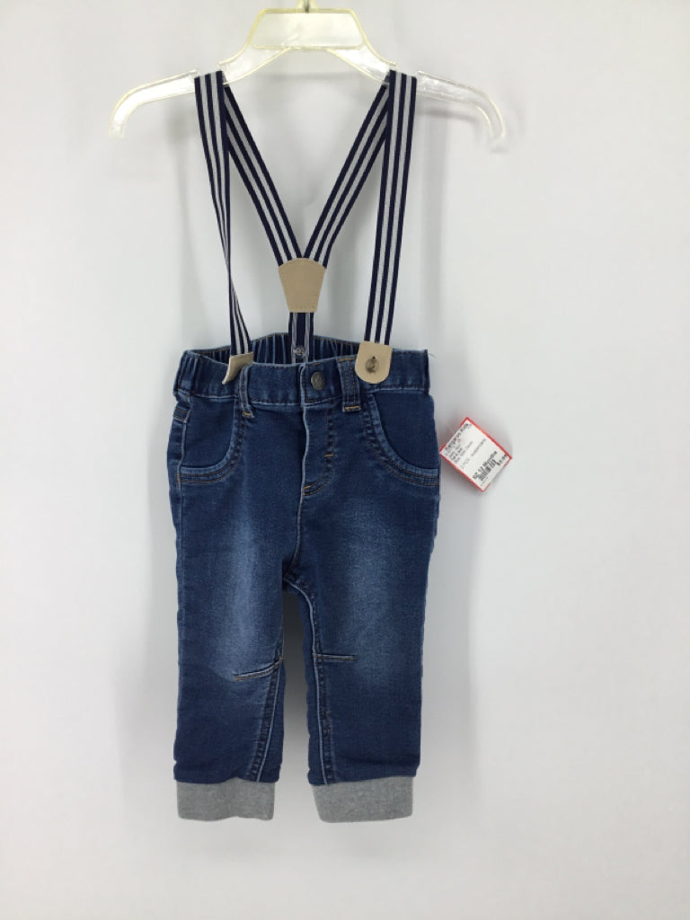 Cat & Jack Child Size 12 Months Blue Solid Jeans - boys