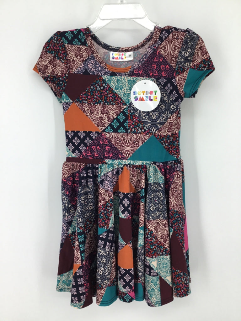 Dot Dot Smile Child Size 2 Multi-Color Dress - girls