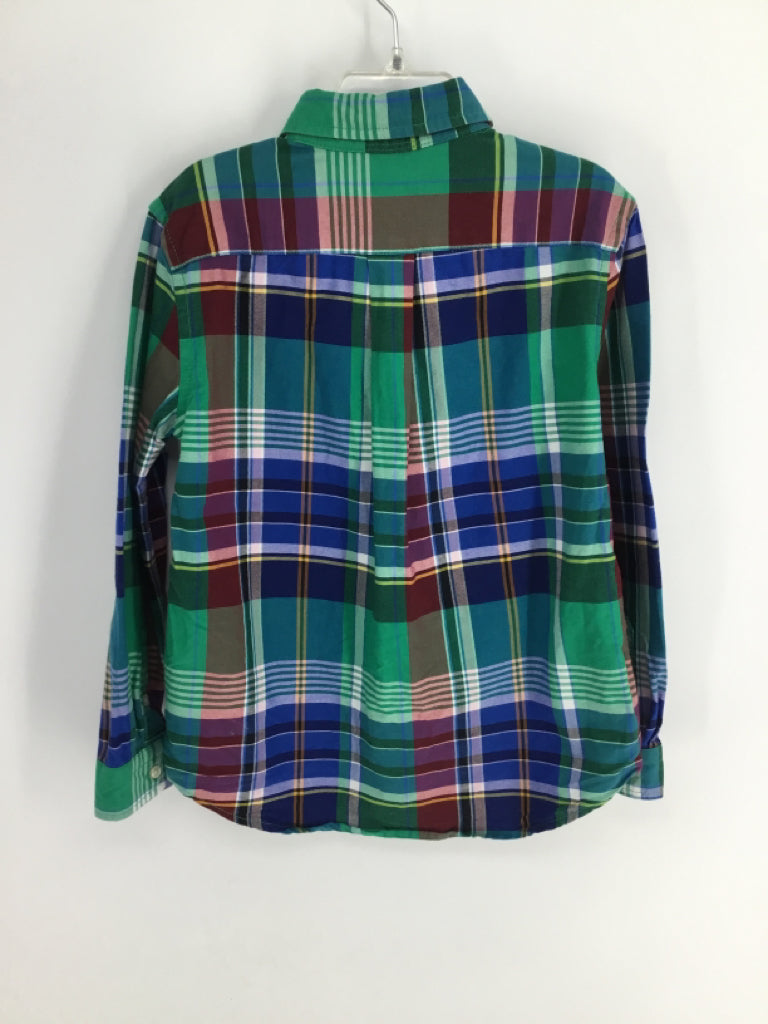 Ralph Lauren Child Size 6 Multi-Color Plaid Shirt - boys